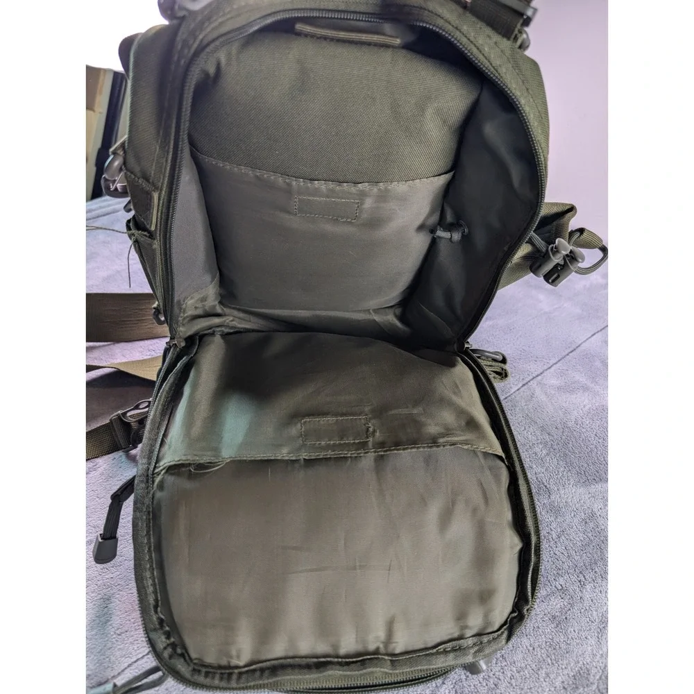 Tactical Shoulder Bag Olive Drab Green MOLLE EDC Sling Pack Messenger Bag